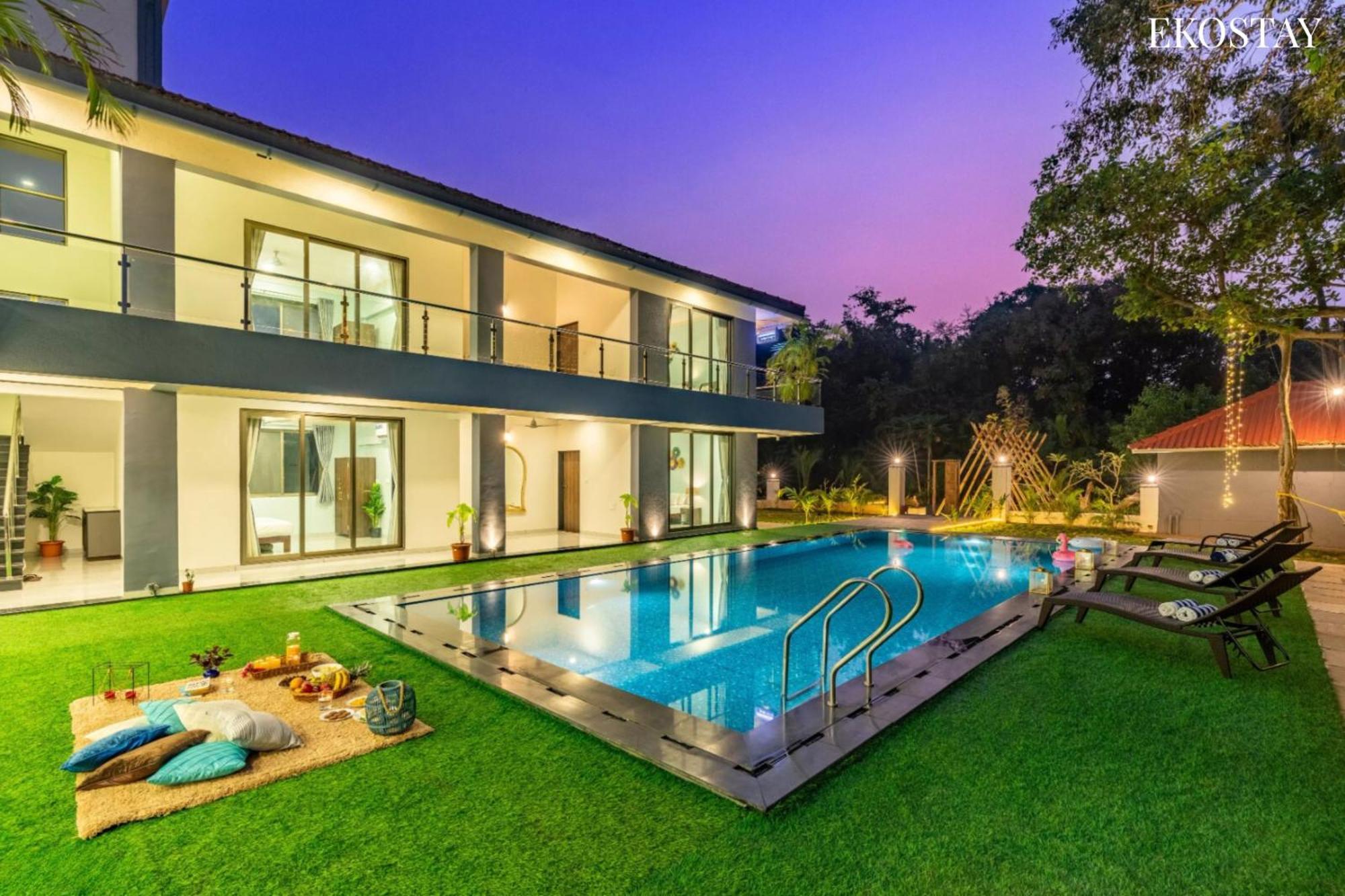 Ekostay Luxe - Casa De Atlantis Alībāg Exterior foto